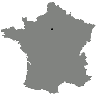 Carte de localisation du circuit de Montlhéry
