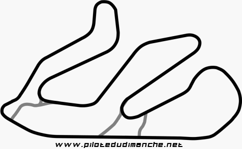 Tracé du circuit de Lédenon